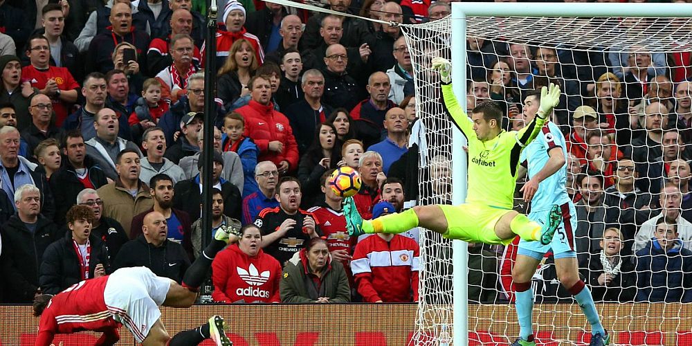 The save which denied Ibrahimovic at Old Trafford