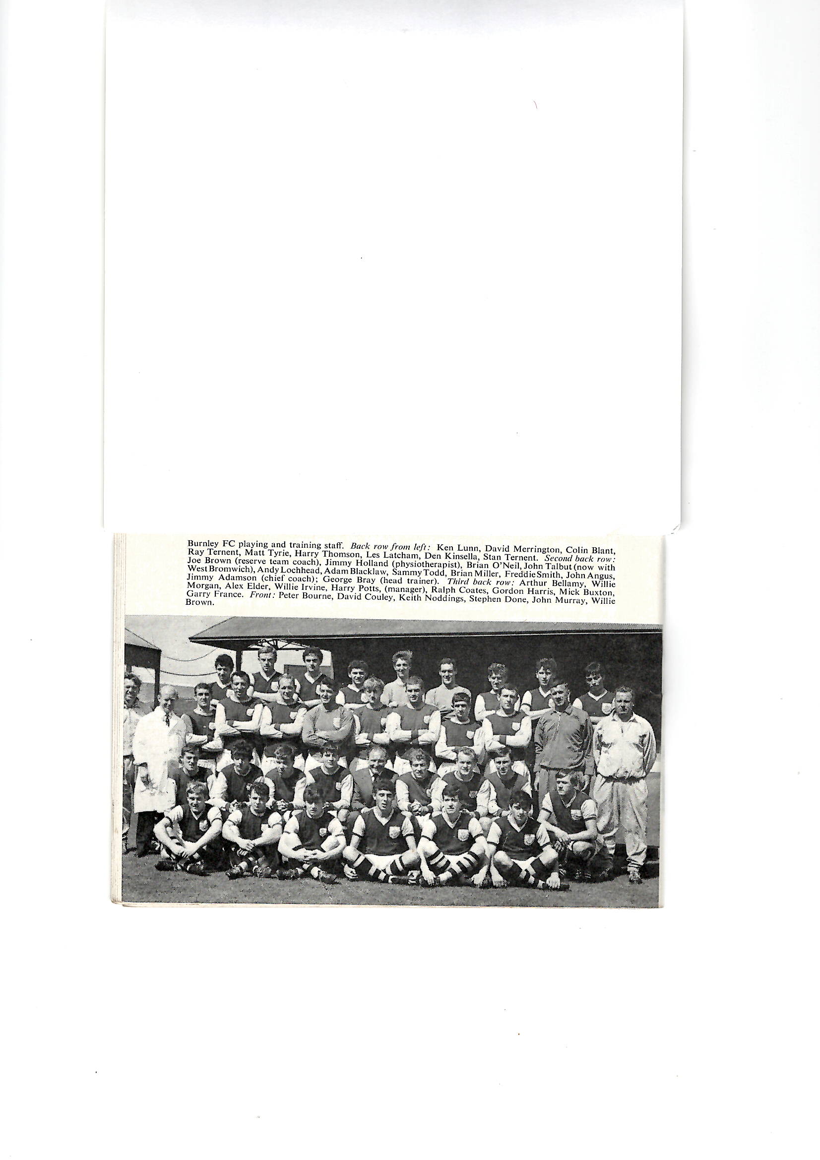 Team photograph from Handbook.