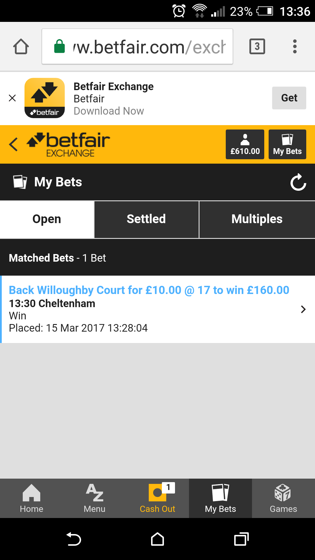 Another winner