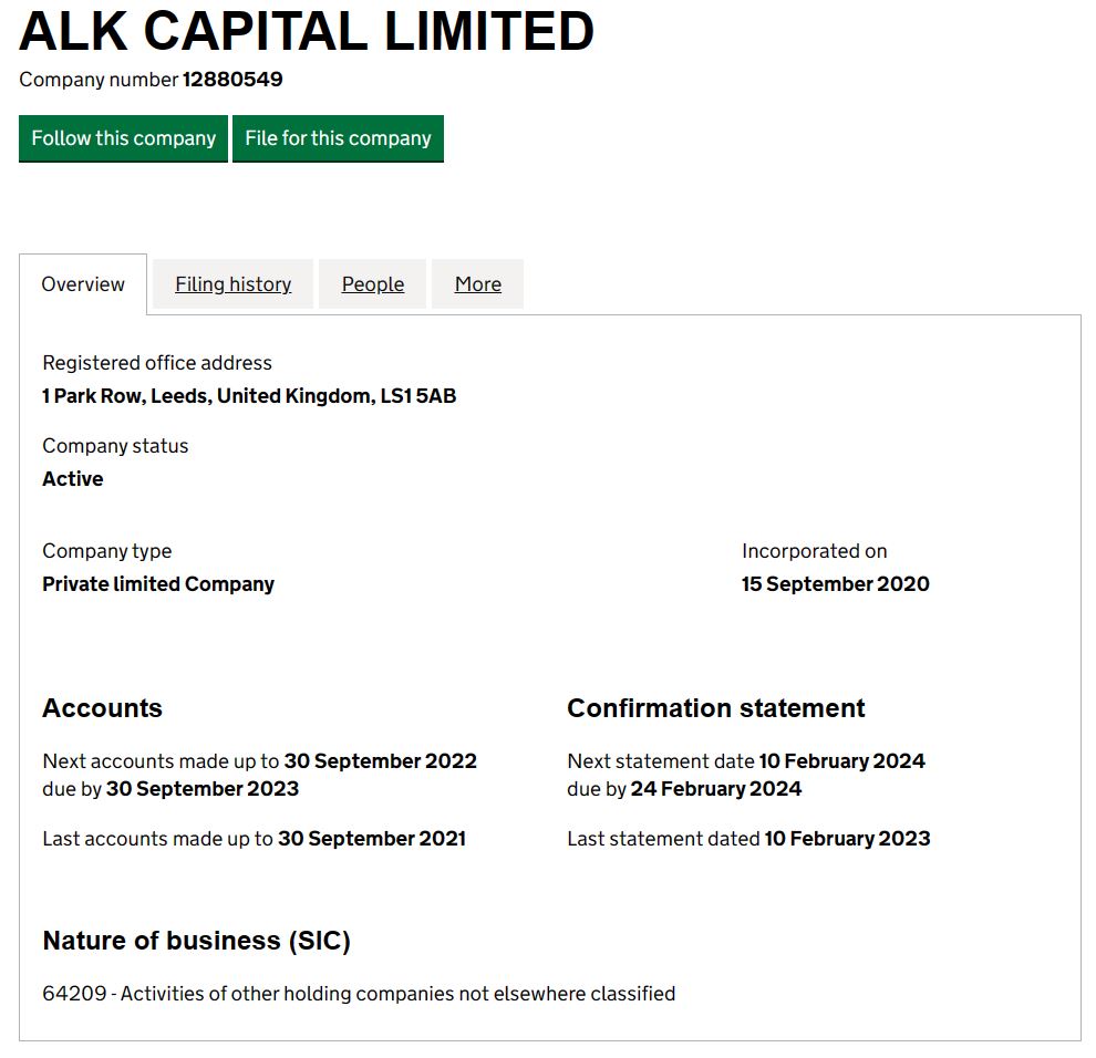 ALK Capital Ltd account publish date.JPG