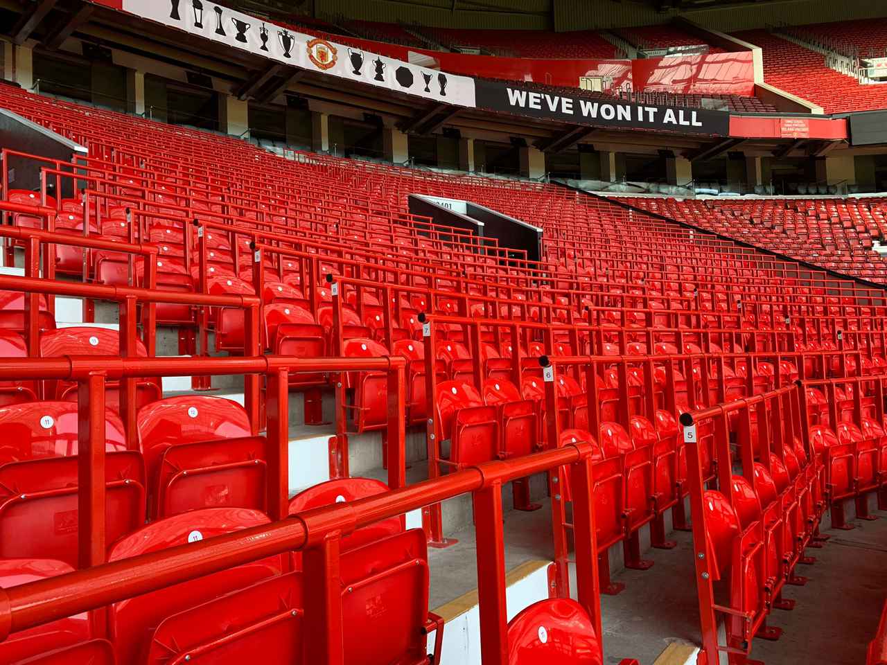 Man United Rail Seating