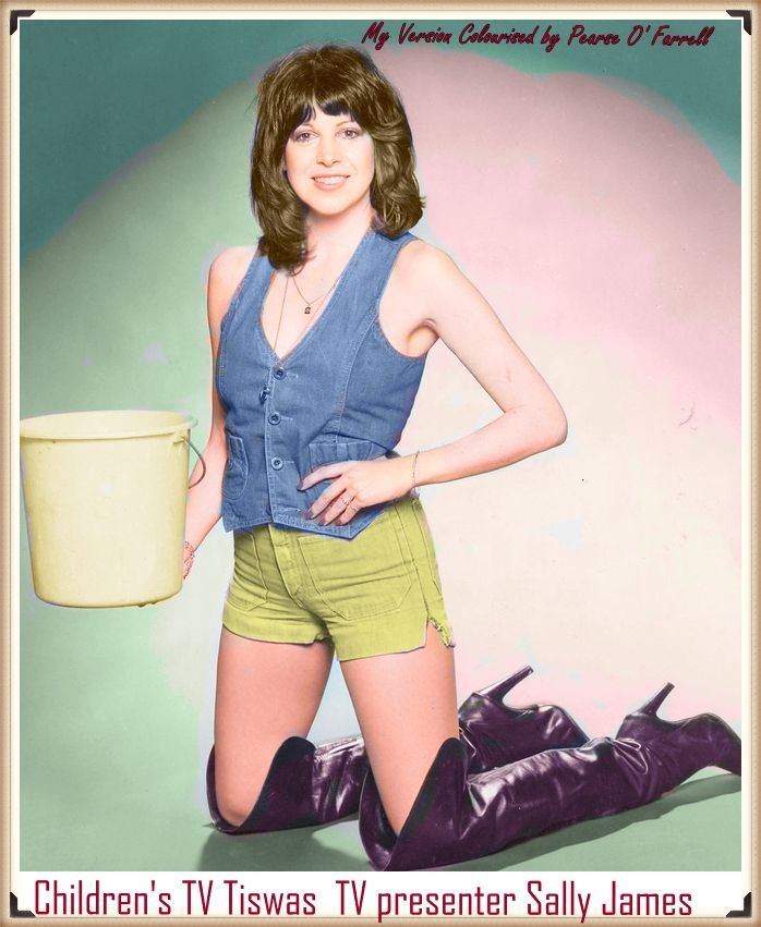 B_W Photo Sally James- Children's show Tiswas from 1977 until it ended in 1982_ Colourised.jpeg