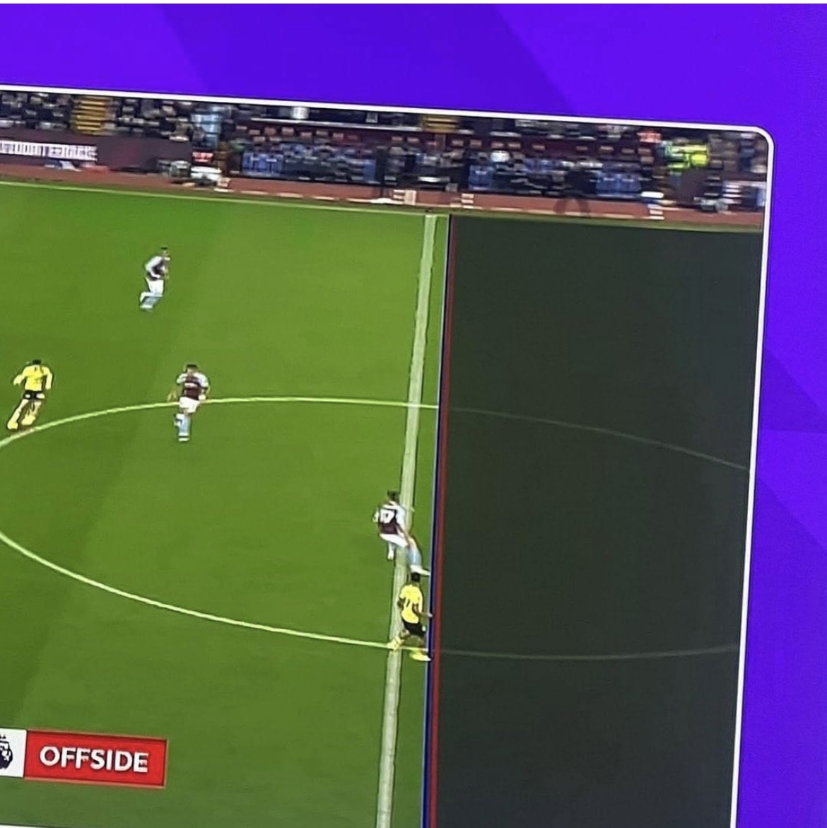 Why didn’t they draw the lines parallel with the halfway line?