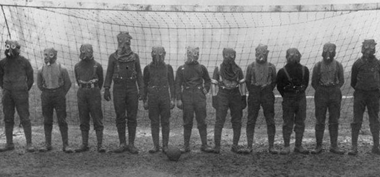 WW1 trenches football team.jpg